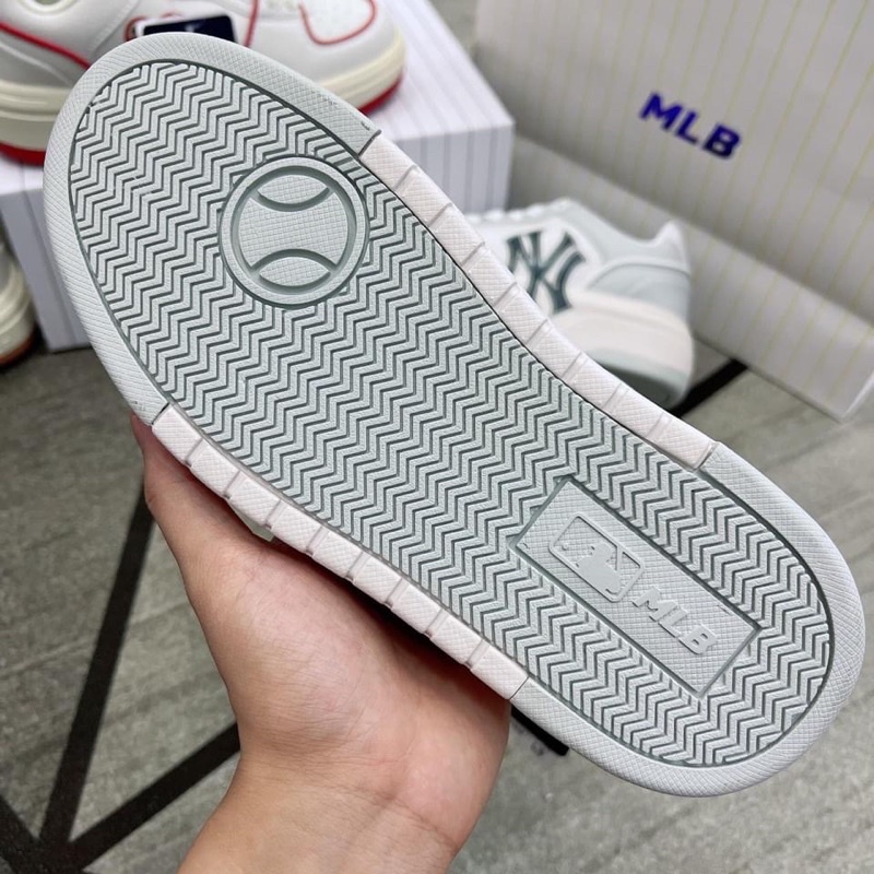 Giày thể thao sneaker Mlb liner xám ny đen bản cao cấp ảnh thật shop tự chụp+Freeship