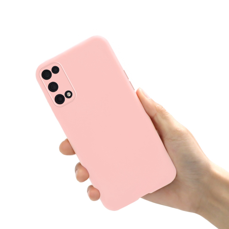 OPPO Ốp Điện Thoại Mềm Chống Sốc Màu Kẹo Cho Realme V5 Q2 Realme7 5G K7X Realme Narzo30 Pro 5G Realme 7 5G RMX2111