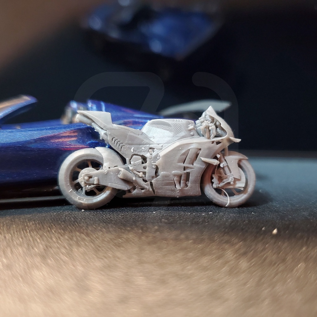 Xe môtô dành cho mô hình 1:64