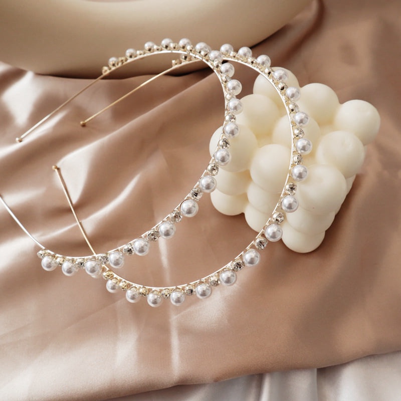 Bờm cài tóc/băng đô đính đá phong cách tiểu thư Hàn Quốc quà valentine