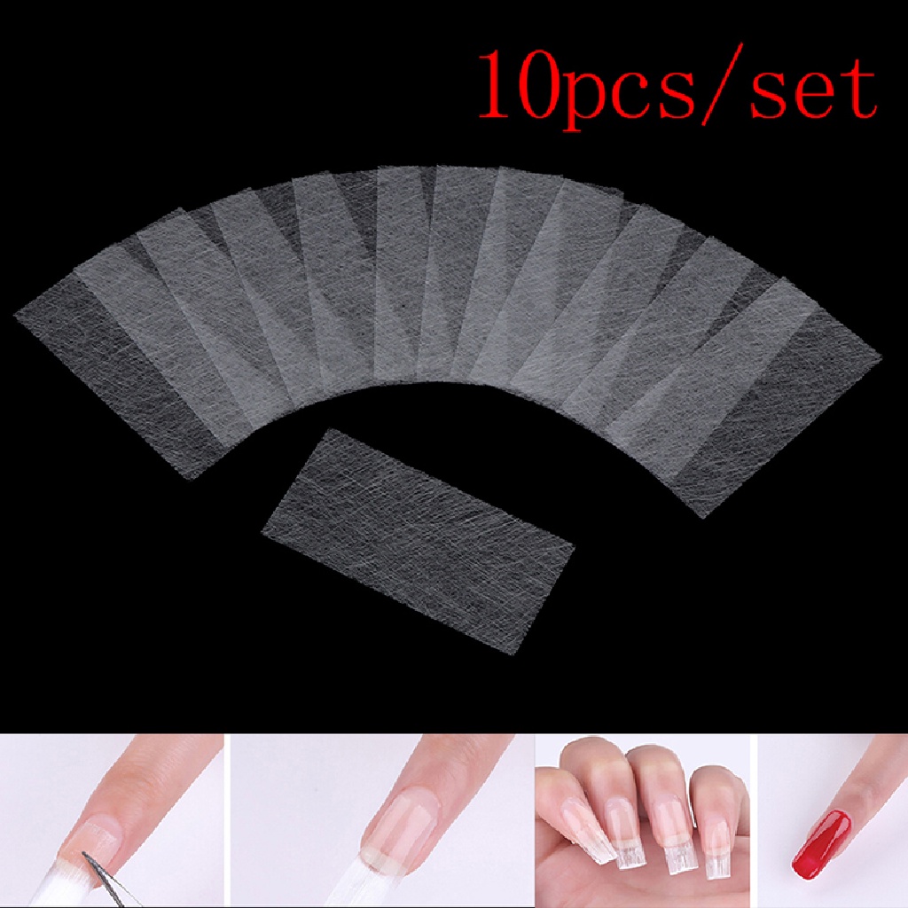 [Hàng mới về] Set 10 sợi lụa acrylic dùng cho nối móng tay