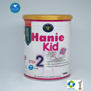 Sữa bột Nutricare Hanie Kid 2 dành cho trẻ biếng ăn & suy dinh dưỡng (400g)
