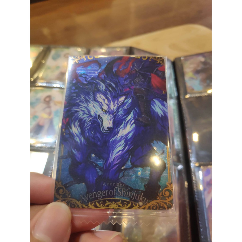 Thẻ bài sưu tầm bánh xốp Fate Grand Order FGO Avenger of shinjuku R - Rare - Tặng bọc bài nhựa bảo quản
