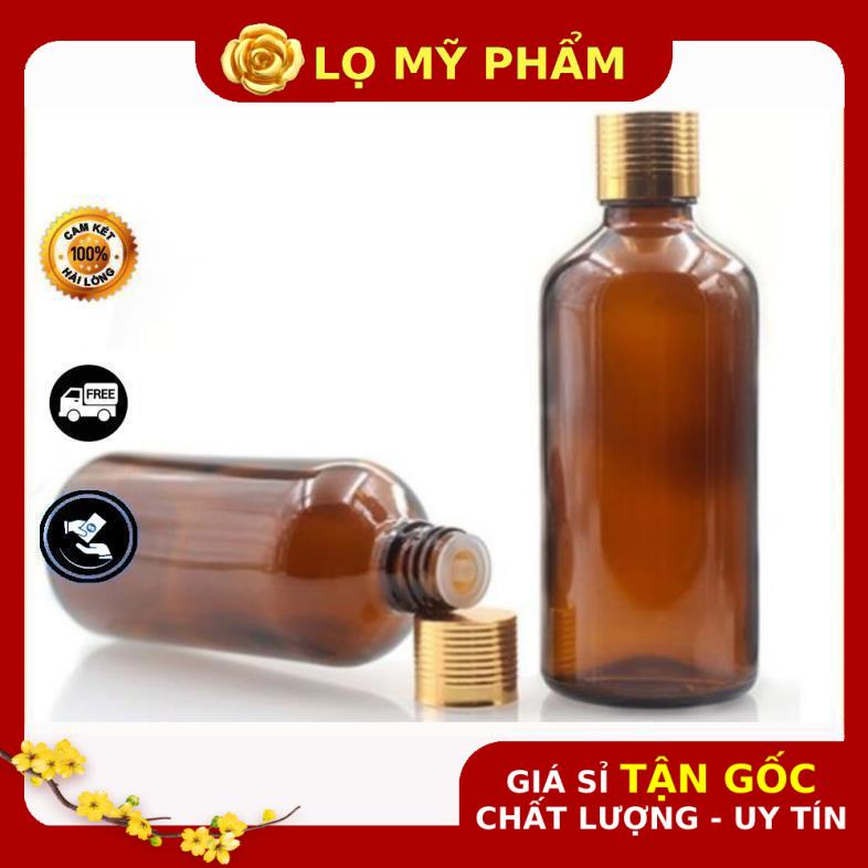 Lọ Chiết Serum ❤ GIÁ TỐT NHẤT ❤ Lọ đựng tinh dầu nắp Vặn vàng 15ml,20ml,30ml chiết serum , phụ kiện du lịch