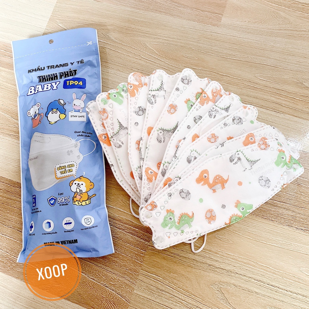 Sale !!! Khẩu Trang Y Tế Thịnh Phát Baby TP94 - Made In Việt Nam-[Sét 10 Chiếc] Shop Phúc Yến (SP001823 )