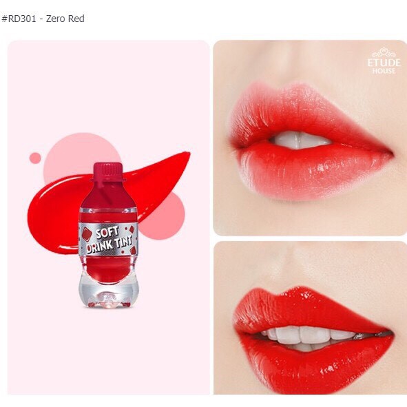 [ETUDE HOUSE] Set 4 Cây Son Tint Soft Drink Tint Ngọt Ngào | BigBuy360 - bigbuy360.vn