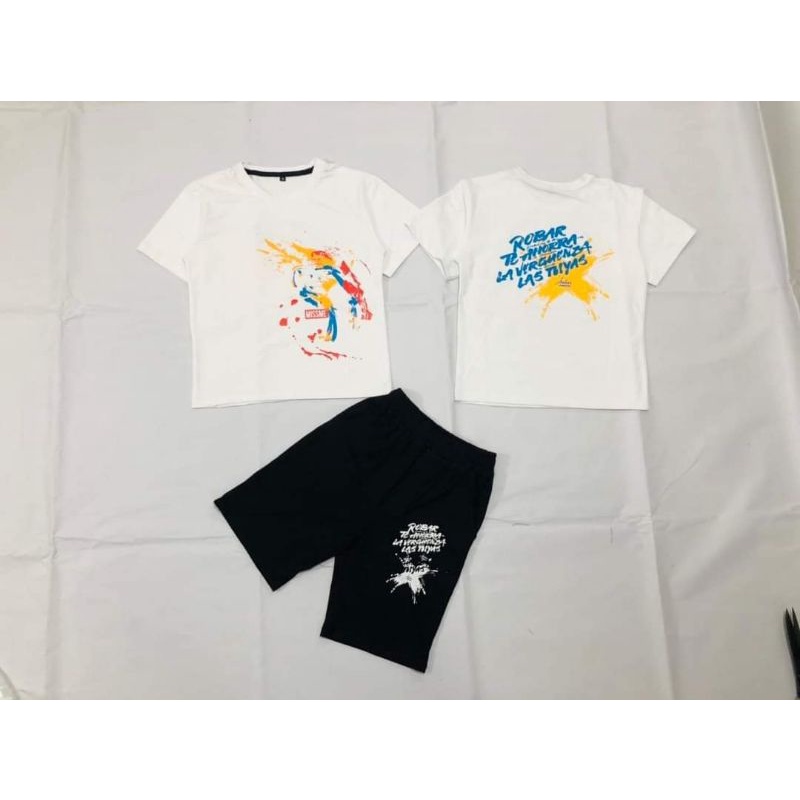 Bộ tay ngắn quần đùi thun cotton 100% chính phẩm hàng shop cho bé trai size cồ