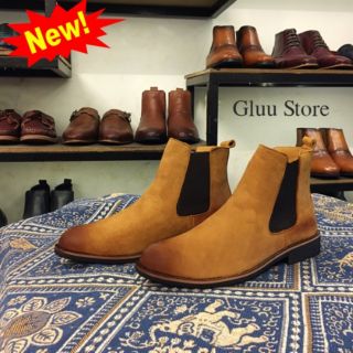 Giày chelsea boot bôt da bò thật 100% porm cá tính