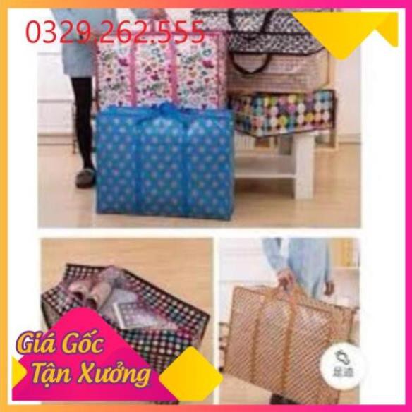 (Sale Khủng)  [XẢ KHO] Túi Bạt Túi Dứa Túi Đựng Đồ Túi Bạt Có Dây Kéo Túi Vải Bạt Đựng Quần Áo( có nhiều kích cỡ )