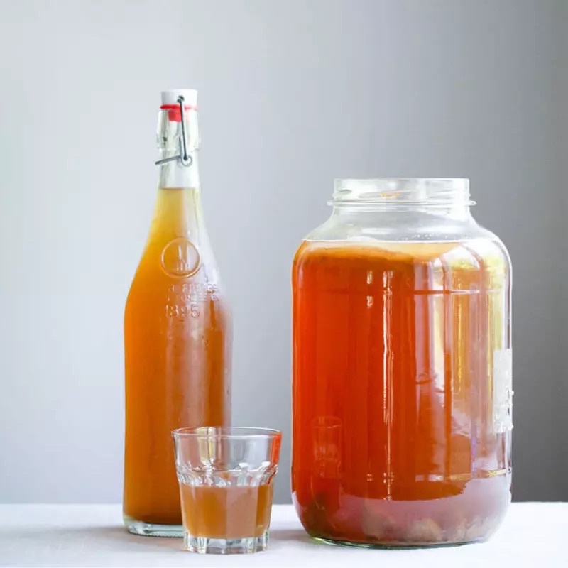 (Có sỉ) Chai thuỷ tinh nắp gài  - Chai làm kombucha f2 - giai đọan sau nuôi scoby