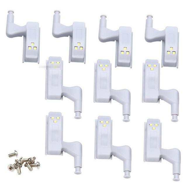 Đèn Led Gắn Bản Lề Tủ Quần Áo Nhà Bếp/ Phòng Tắm Tiện Ích ( Có Tặng Kèm Pin ) 88152