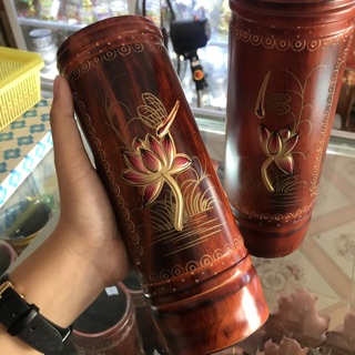 Ống đựng hương ( nhang ) gỗ cao 23cm