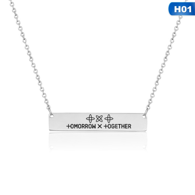 Vòng cổ Mặt Chữ Txt Cho Fan Kpop