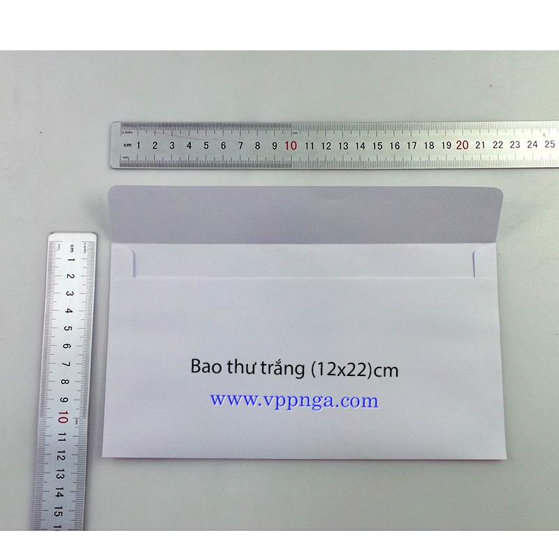 Bao thư, bì thư trắng cm,