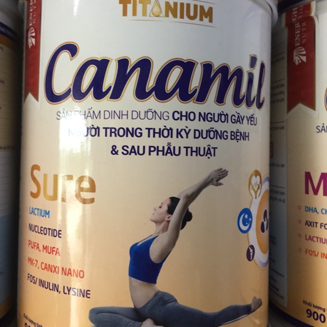 Sữa Canamil Sure 900gr