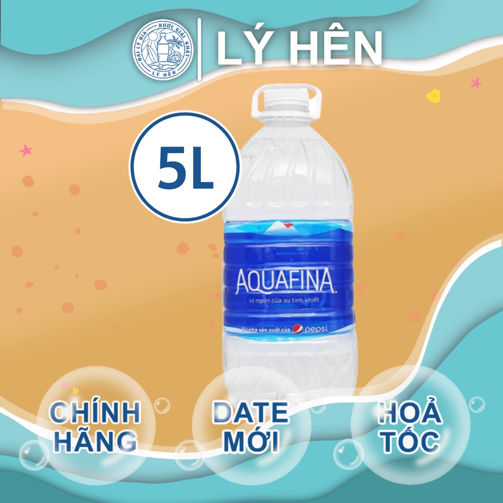 Chai Lẻ Nước Suối Tinh Khiết Đóng Chai Aquafina Chai Nhựa 5l Date Luôn Mới