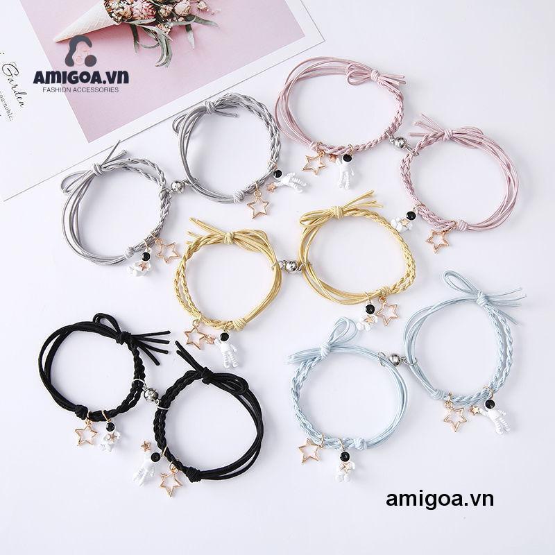 ✨✨Vòng Tay Nam Châm Họa Tiết Phi Hành Gia Phong Cách Hàn Quốc Hợp Thời Trang Cho Cặp Đôi