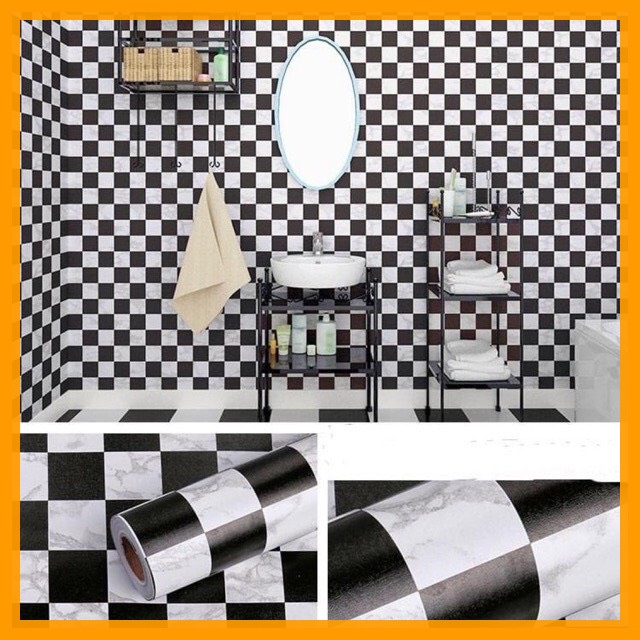 10M Giấy Dán Tường Kẻ Caro Mây 5012, decal sẵm keo trang trí phòng, decor trang trí.