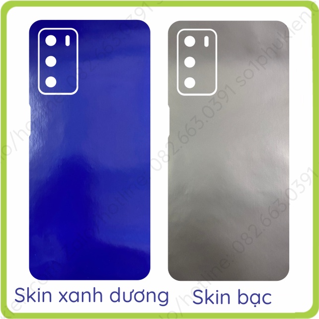 Miếng dán mặt lưng kèm cam skin carbon Oppo A16 / A16s