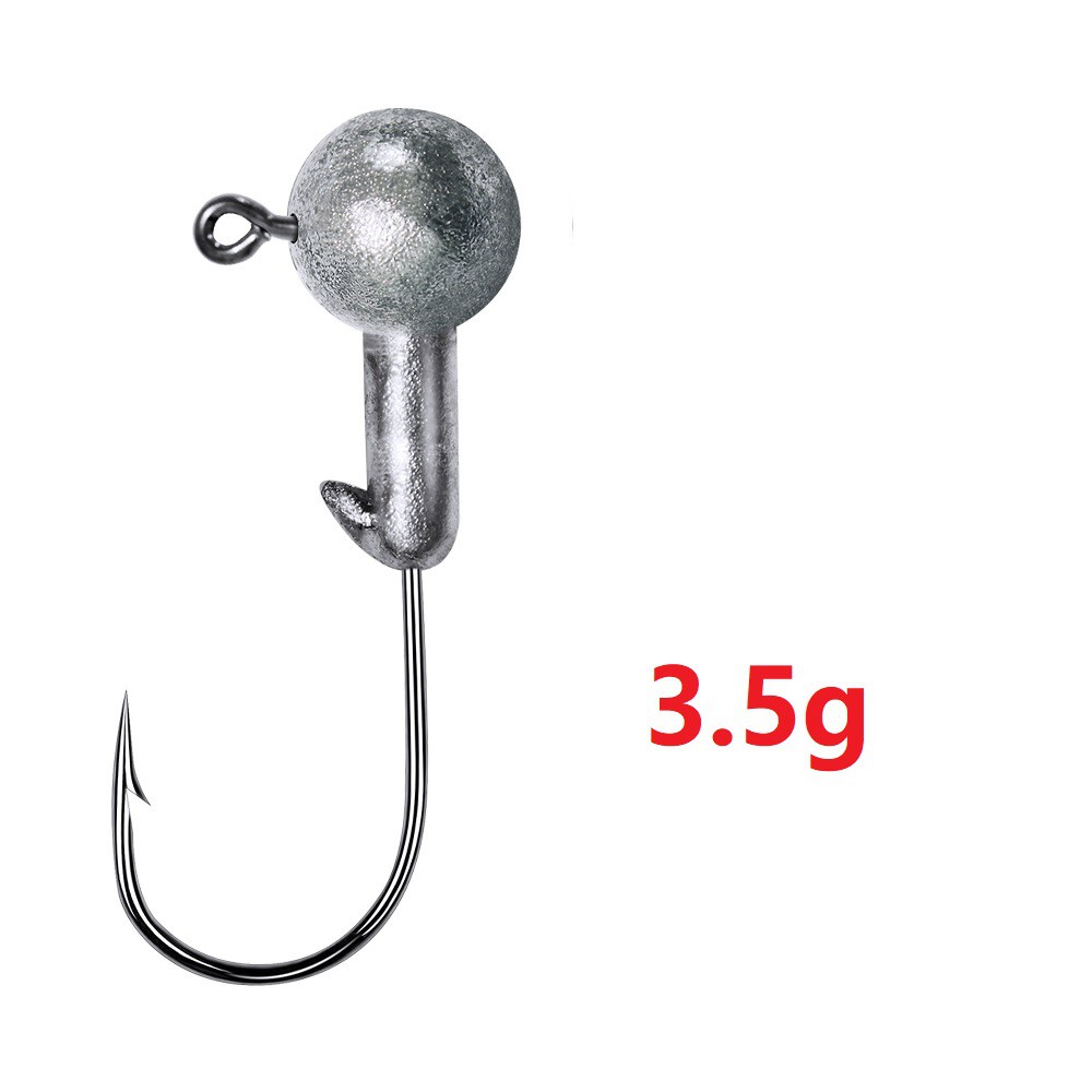 1pc shengyao chì jig head 2,5g / 3,5g / 5g / 7g / 10g chì jig hook câu cá jig hooks picker phụ kiện câu cá