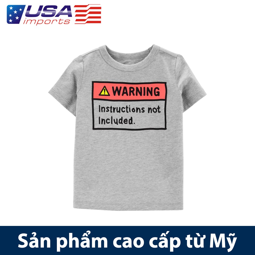Áo thun tay ngắn in hình Osh-cót Auth Từ Mỹ (17230117)