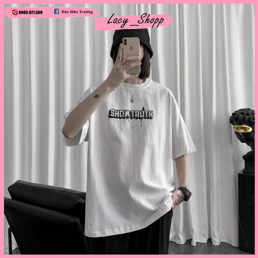 Áo thun freesize unisex tay lỡ phông form rộng chất cotton cao cấp AT07