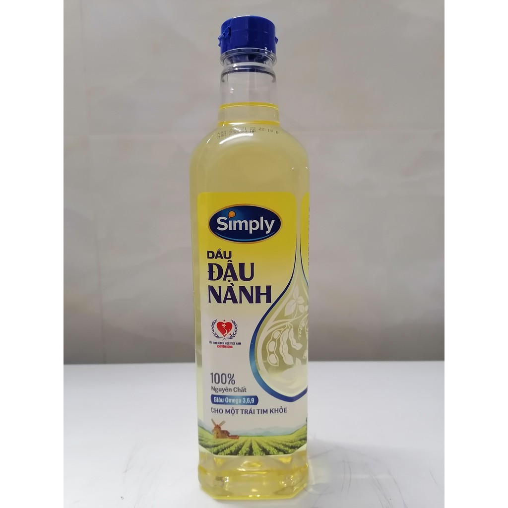 [1 Lít] Dầu đậu nành [VN] SIMPLY Soybean Oil (halal) (bph-hk)