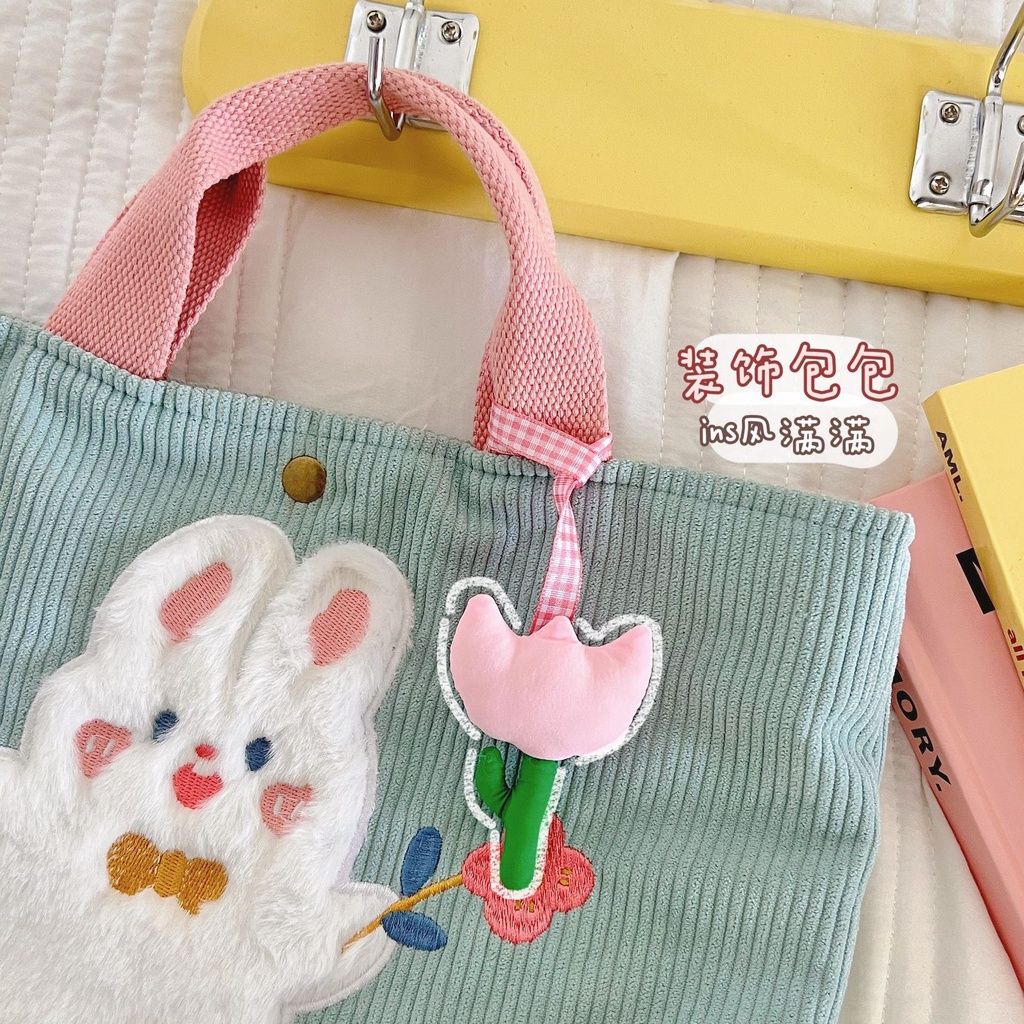 Phụ Kiện Trang Trí Túi Xách Hình Hoạt Hình Dễ Thương Xinh Xắn