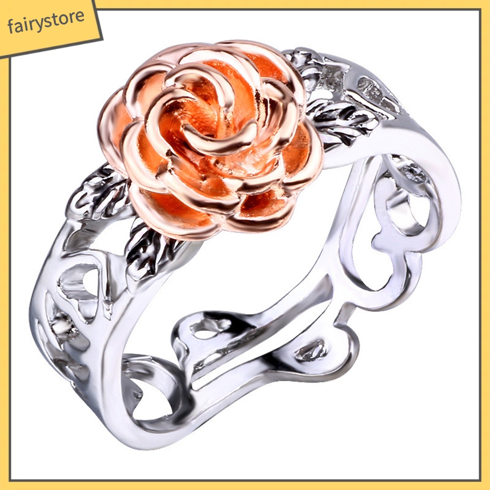 Nhẫn Đính Hôn Hoạ Tiết Hoa Phong Cách Vintage