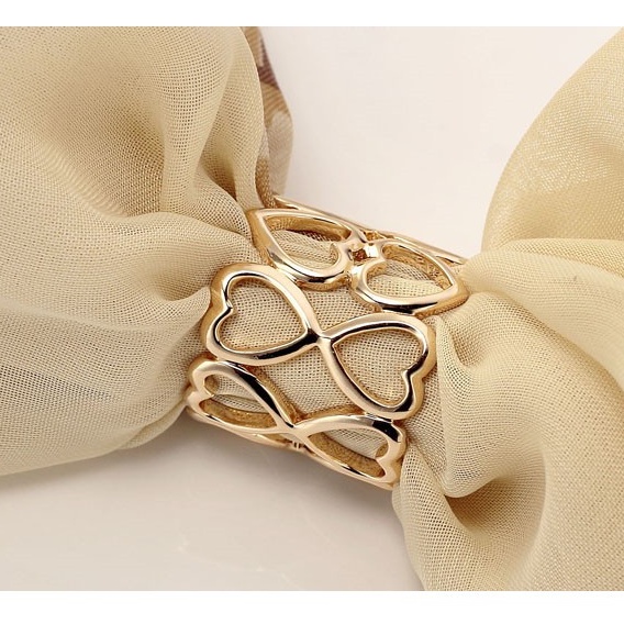 Kẹp Khăn Choàng Cổ Bằng Lụa Thời Trang