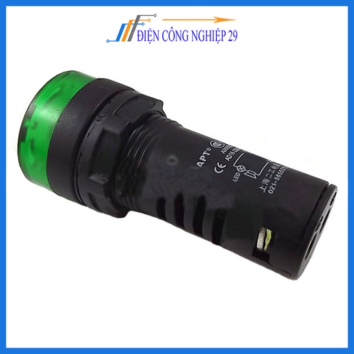 Đèn Báo Nguồn Có Còi AD16-16SM 24VDC