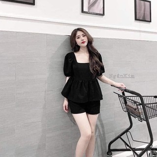 ( Ảnh thật )Set bộ đũi BIGSIZE lưng buộc dây nữ tính 60-85kg