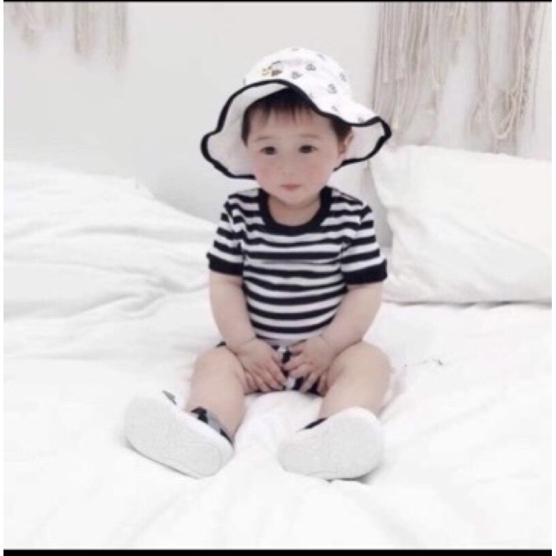 Bộ thun lạnh cạp cao Minky Mom bé trai bé gái