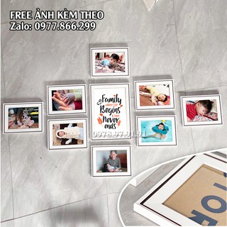 [FREE ẢNH] Bộ khung ảnh trang trí tường, trang trí phòng ngủ, trang trí quán cafe, salon, nail