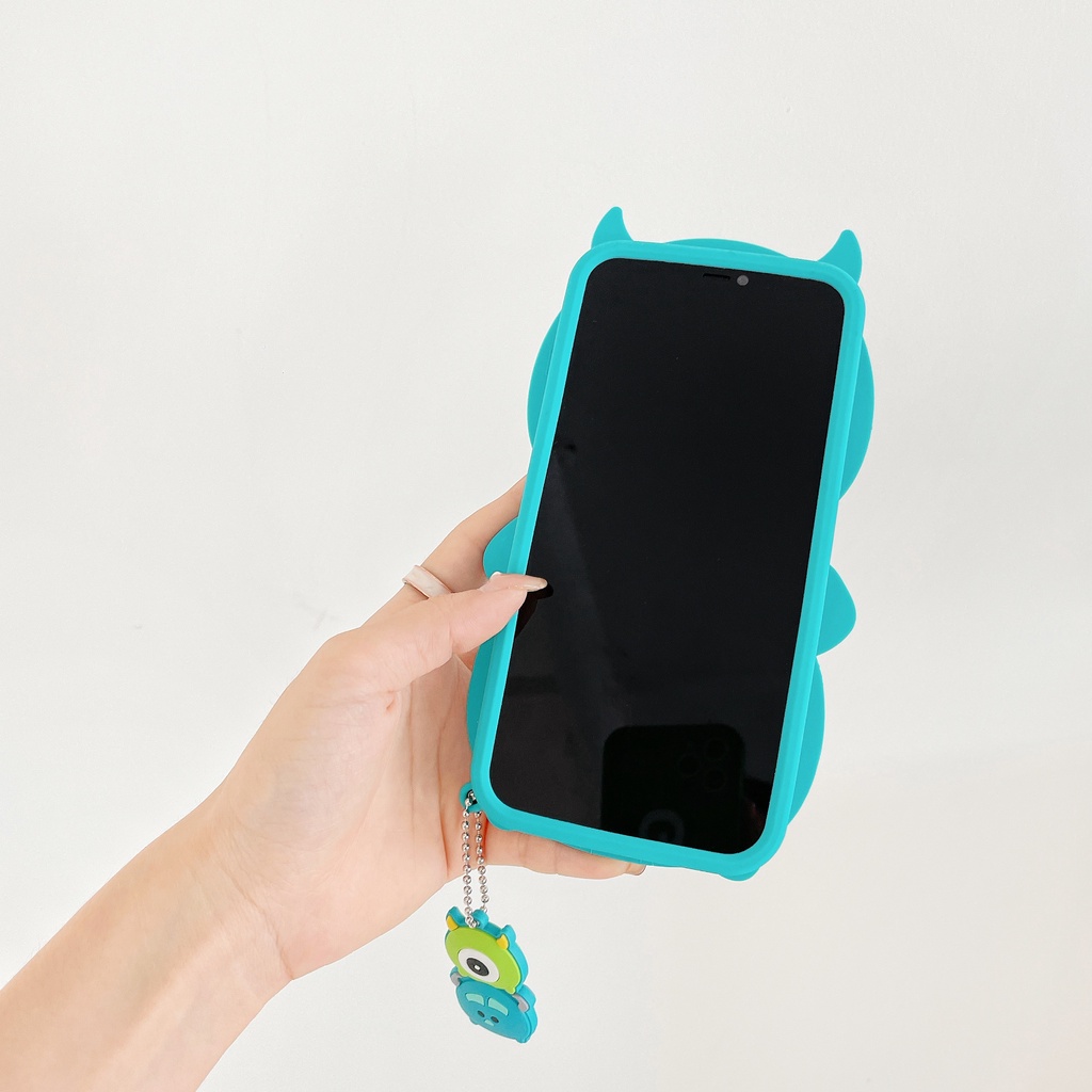Ốp điện thoại silicon mềm hình Sulley hoạt hình thích hợp cho iPhone 12 pro max 11 pro max xs max xr x 7 8 plus 7 plus