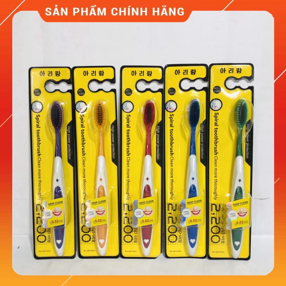 Bàn chải HÀN QUỐC lông mềm Hàng chuẩn ( giao màu ngẫu nhiên)