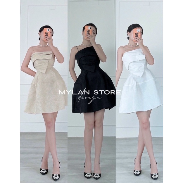 ĐẦM THIẾT KẾ MYLAN STORE KIỀU DÁNG NGẮN TRẺ TRUNG NĂNG ĐỘNG