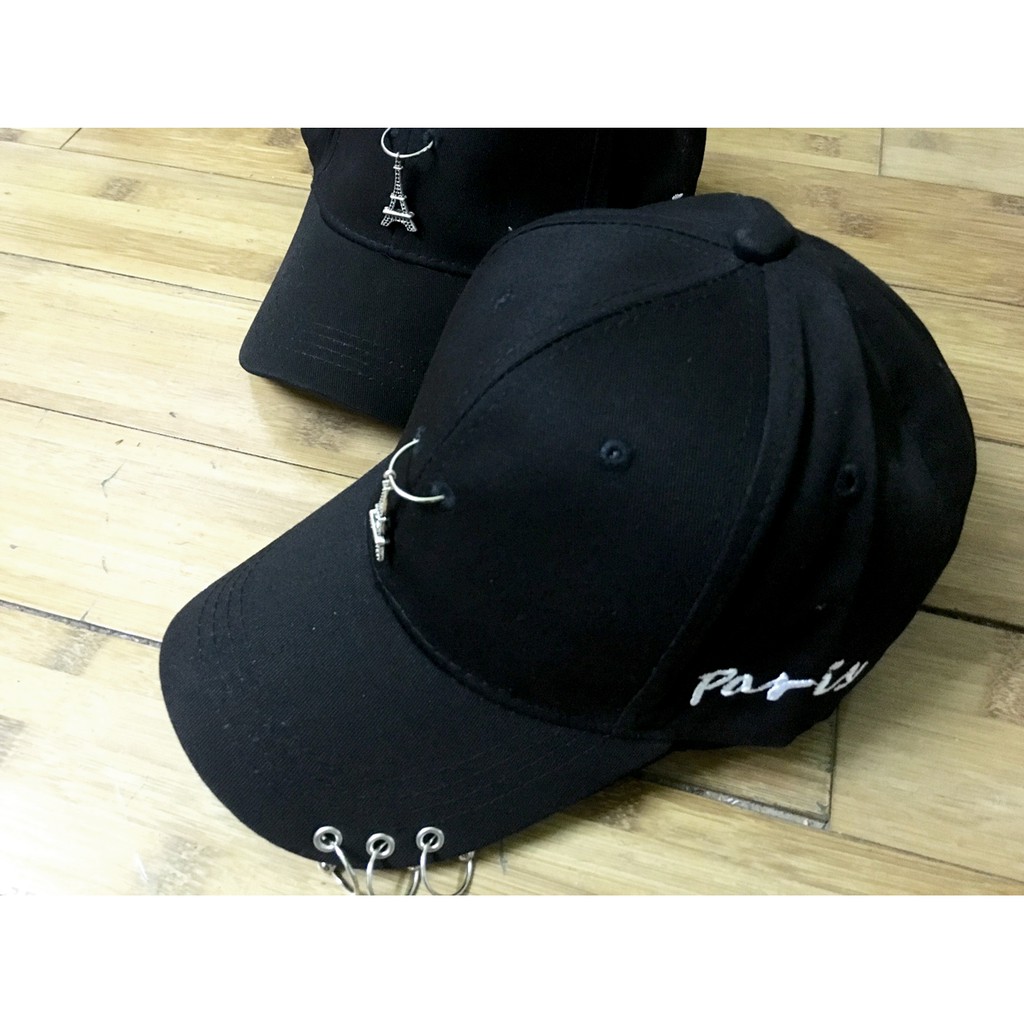 [RẺ ĐẸP_TRƠN SHIP ĐƠN 50K] Mũ lưỡi trai, nón kết tháp Eiffel A055 ôm đầu, vành cong, vài kaki mát