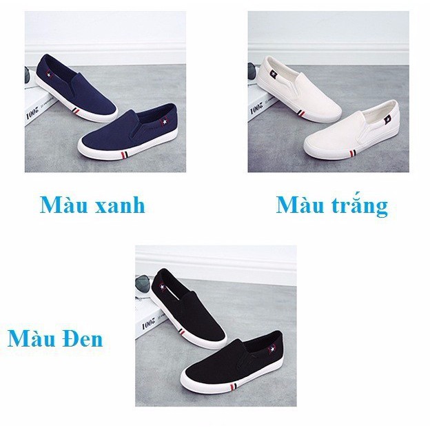 Giày lười unisex cho cả nam và nữ giày đôi vải bao đẹp, giày thể thao đi êm ôm chân (SP14)