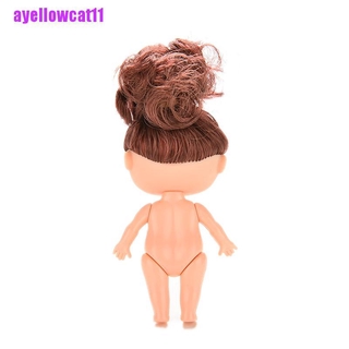 Búp Bê Em Bé Mini 9cm Có Tóc Nâu