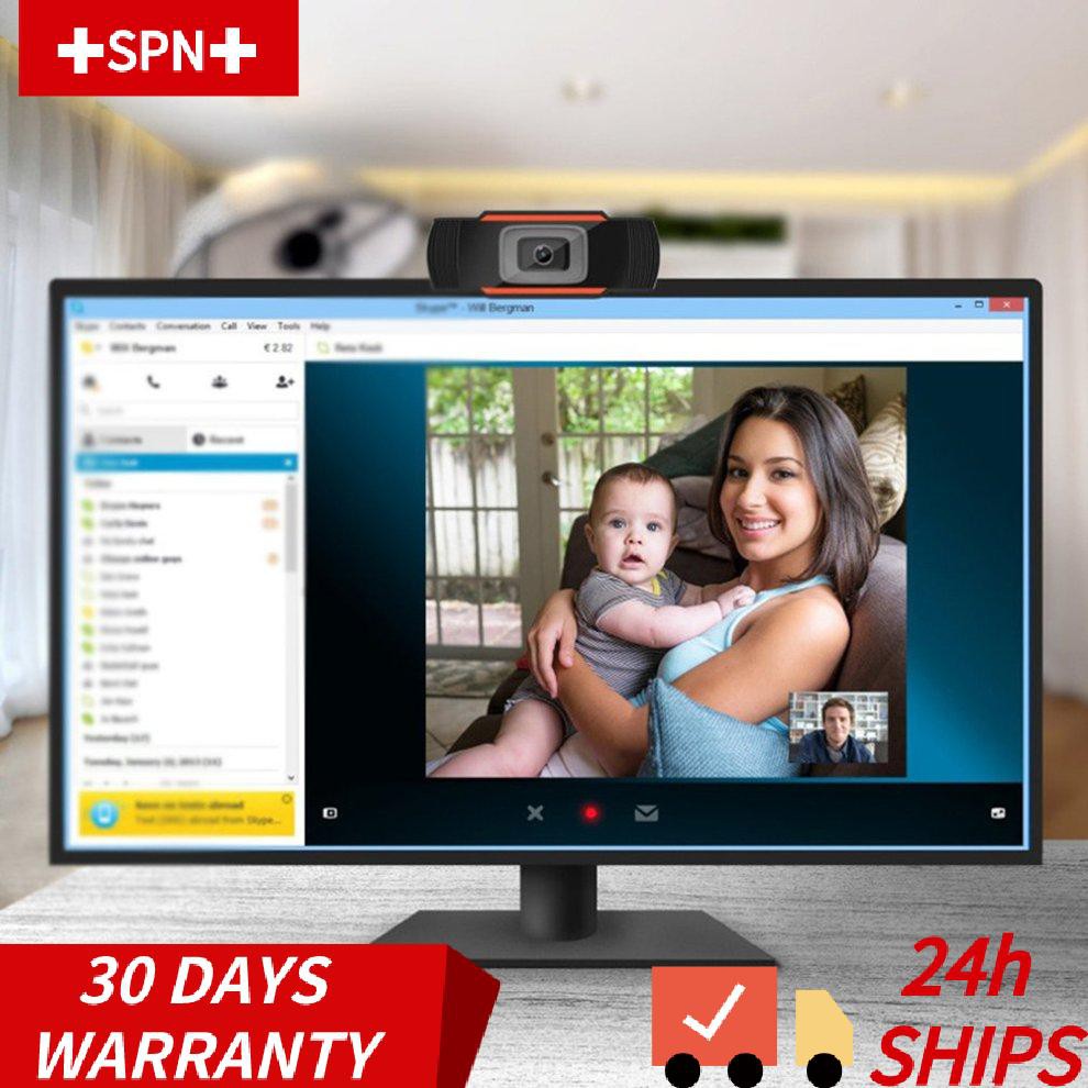 1 Webcam Usb 2.0 Hd 30 Độ 720p Tích Hợp Micro Cho Pc | BigBuy360 - bigbuy360.vn