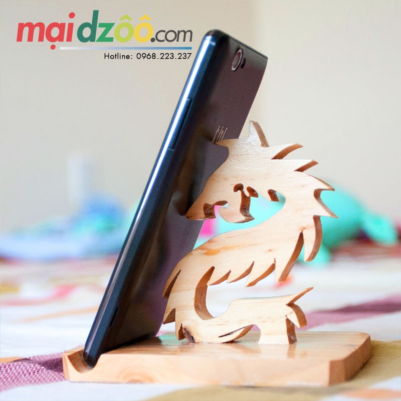 Giá gỗ đỡ điện thoại/iPad 12 Con giáp Handmade