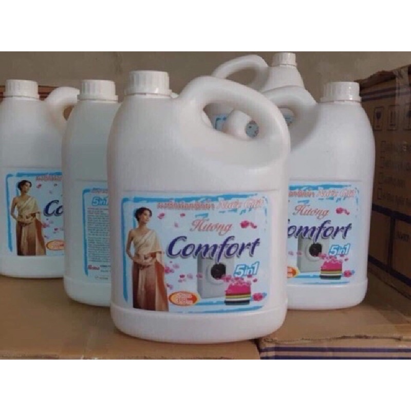 Combo 4 can nước giặt Comfort hương nước hoa can 3 lít 8