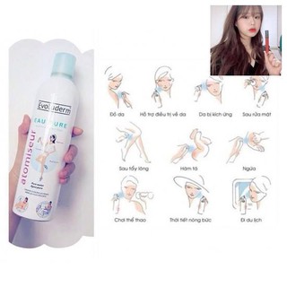 Xịt Khoáng Evoluderm Atomiseur Eau Pure Pháp 150ml - 400ml