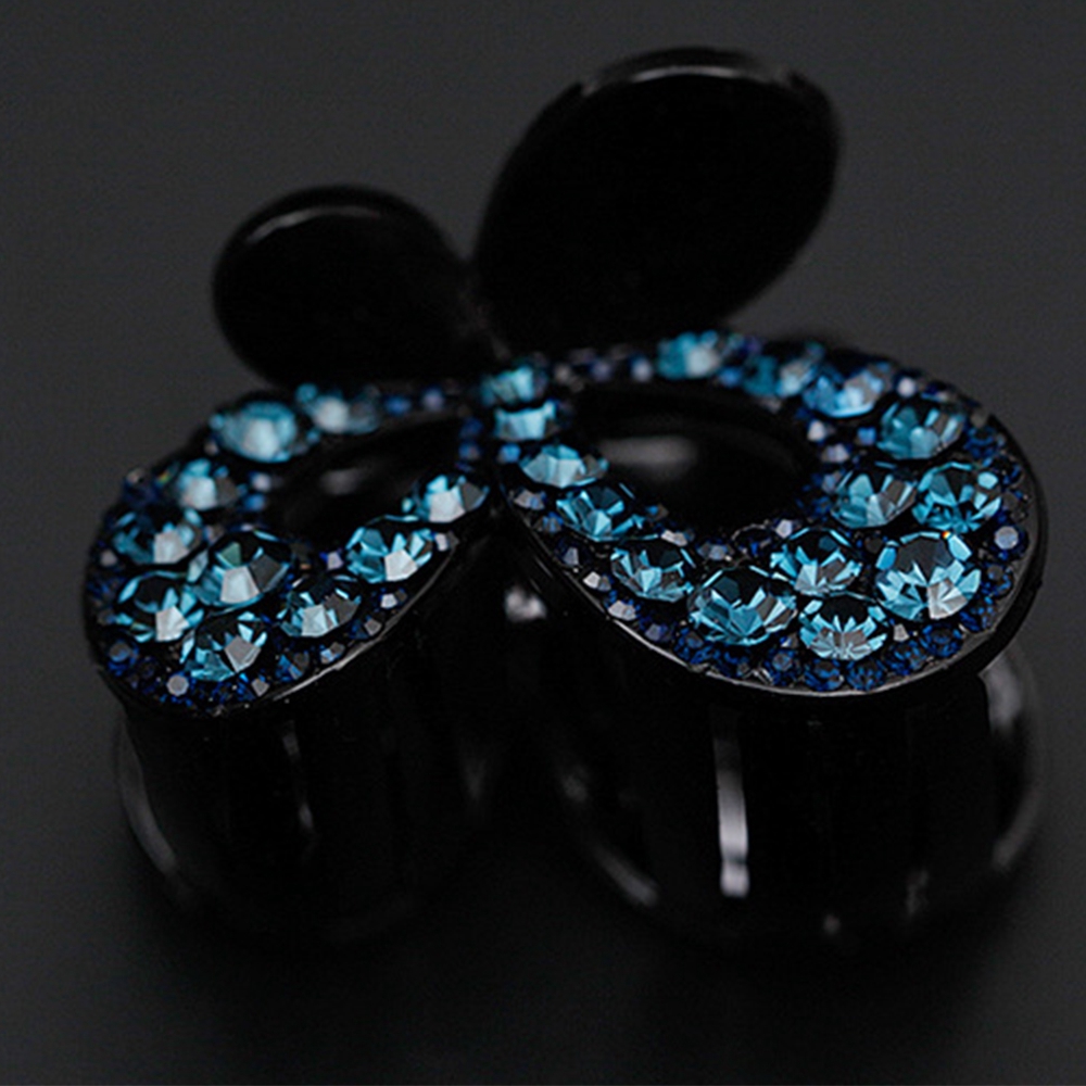 Kẹp tóc đính kim cương giả hình hoa xinh xắn thời trang cho nữ