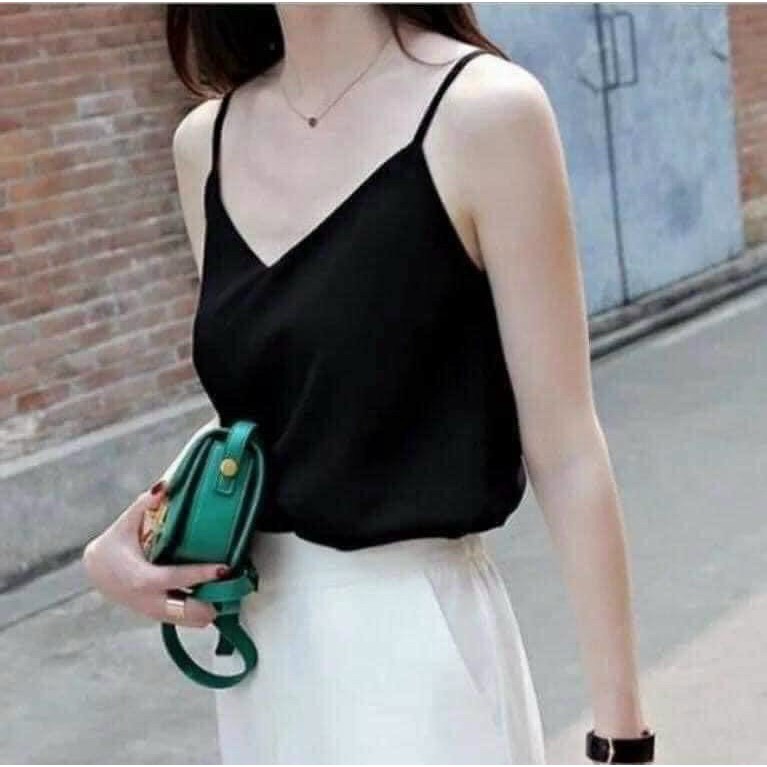 Áo 2 dây chất đúc lụa mền mát, tôn dáng người mặc, size từ 40- 60kg.