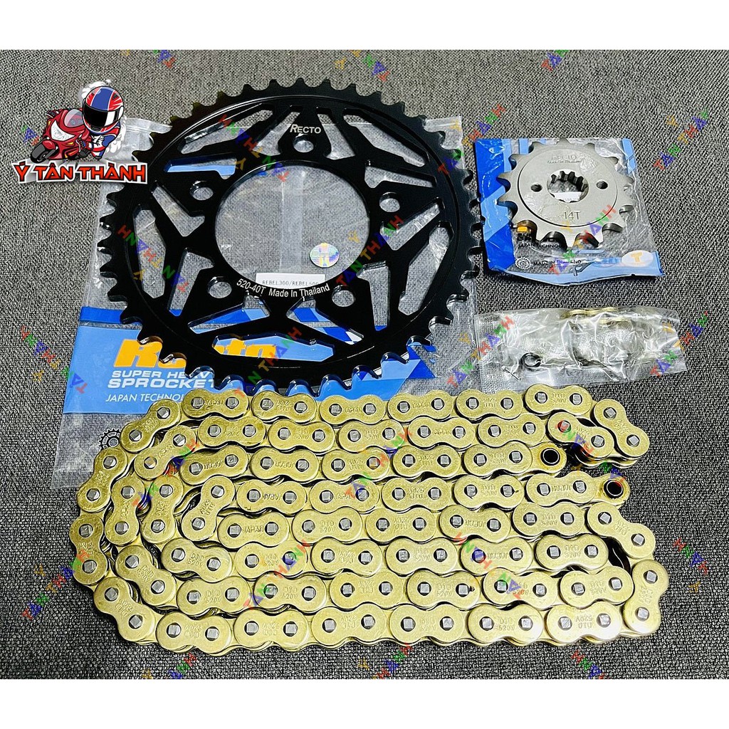 nhông sên đĩa xe moto rebel 500 0630