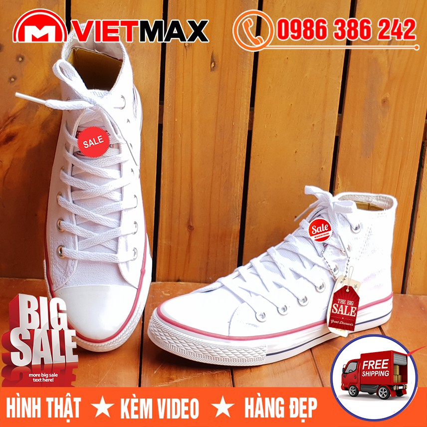 ⚡[FREE SHIP] Giày Thể Thao CV Chuck 2 (II) Trắng Cổ Cao Nam Nữ | BigBuy360 - bigbuy360.vn