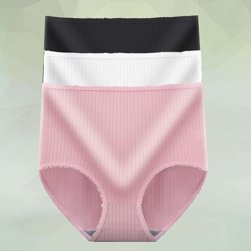 Cute Byte Set 3 Quần Lót Nữ Không Đường May Lưng Cao 6 Màu Dễ Thương