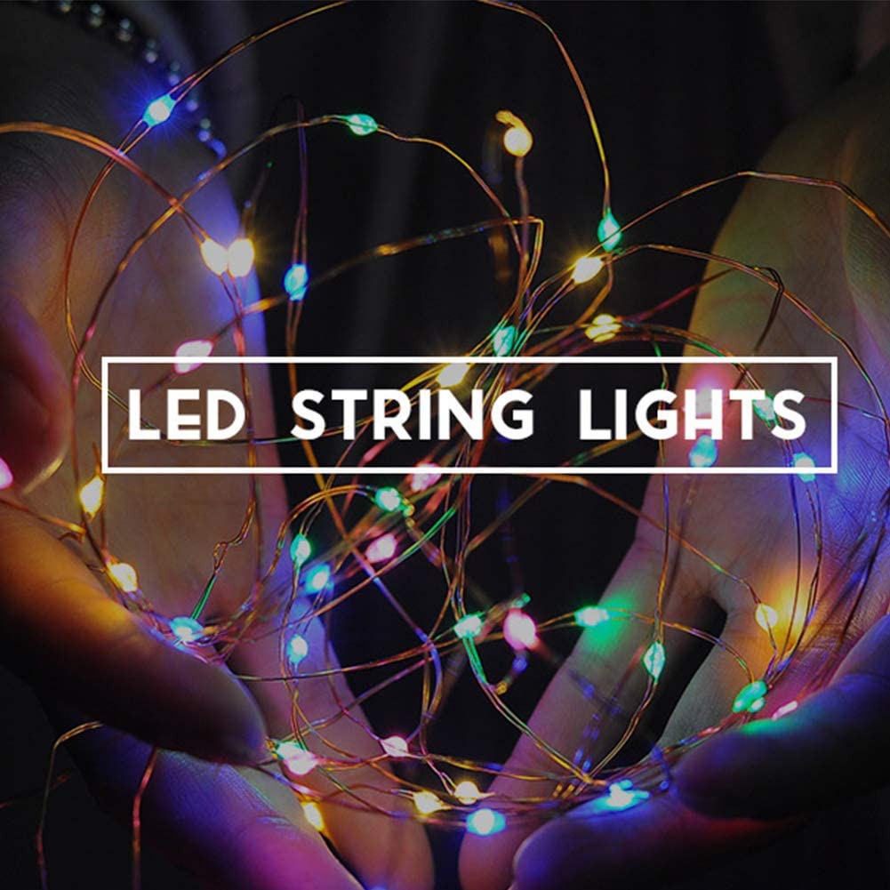Dây Đèn LED Bằng Đồng 5M / 10M Trang Trí Giáng Sinh
